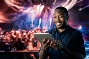 renting speakers for a party