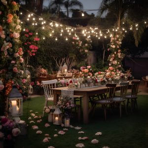 backyard wedding rentals