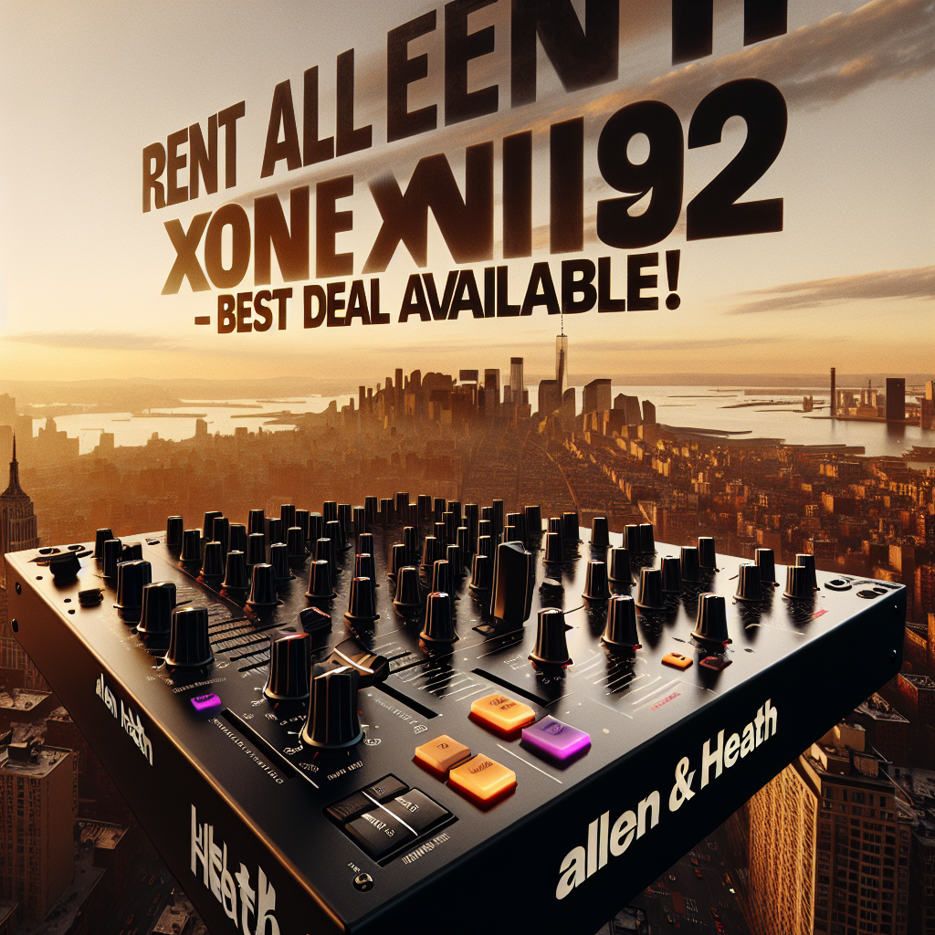 Allen & Heath Xone 92 mixer rental in NYC